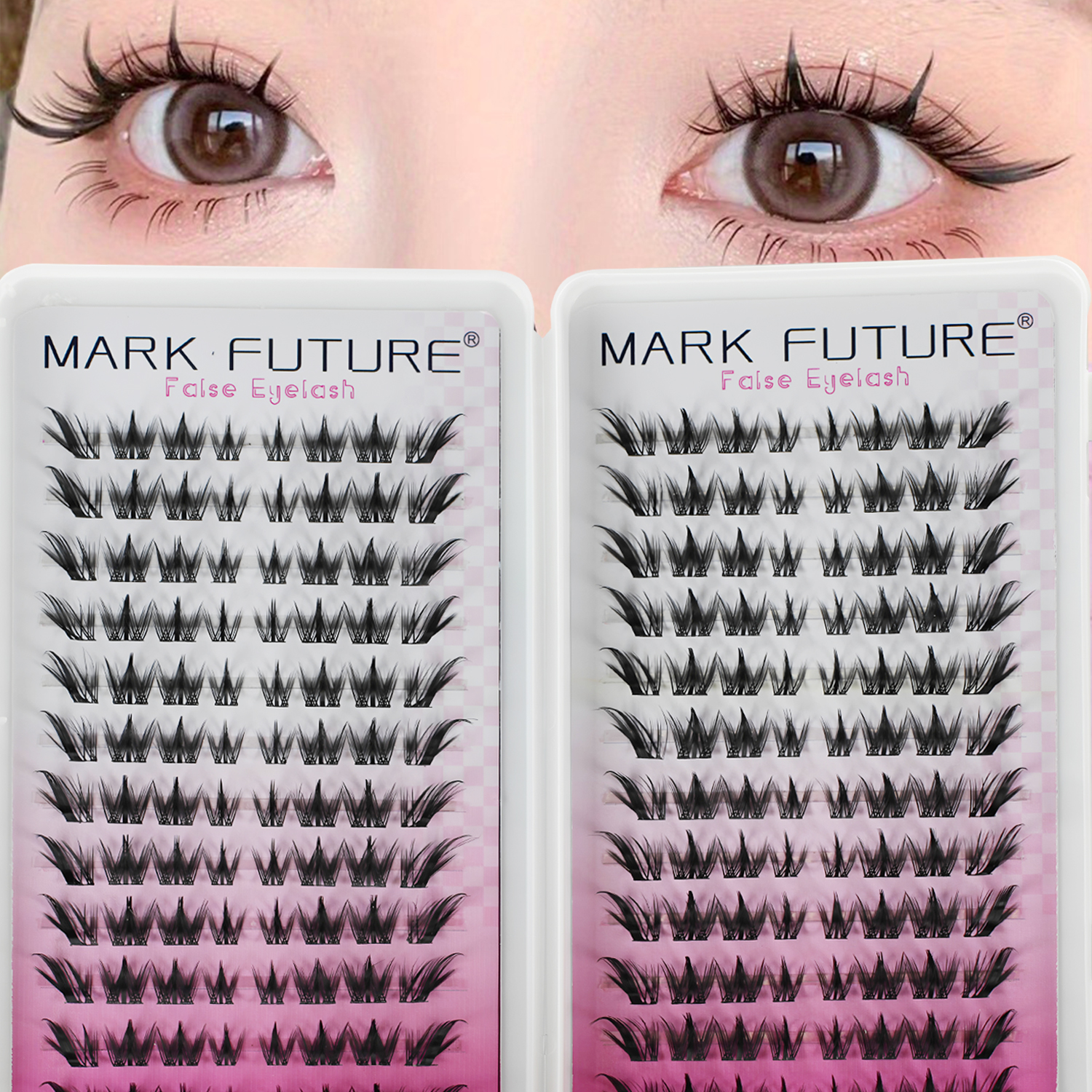 Eyelash Extension Single Lash - 192 Pieces of False Eyelashes, Large