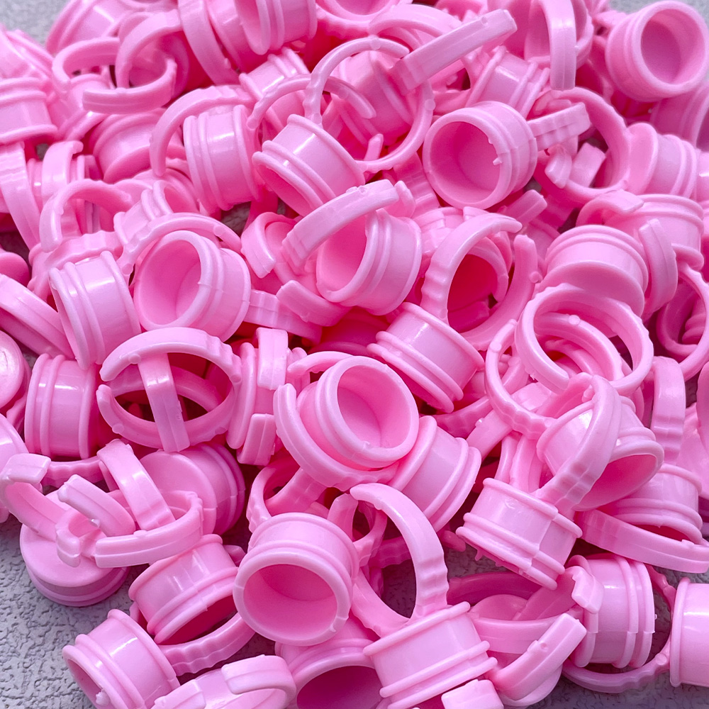100Pcs Disposable Glue Ring Cu – Eyelash Extension With Glue Bewertung und Preis