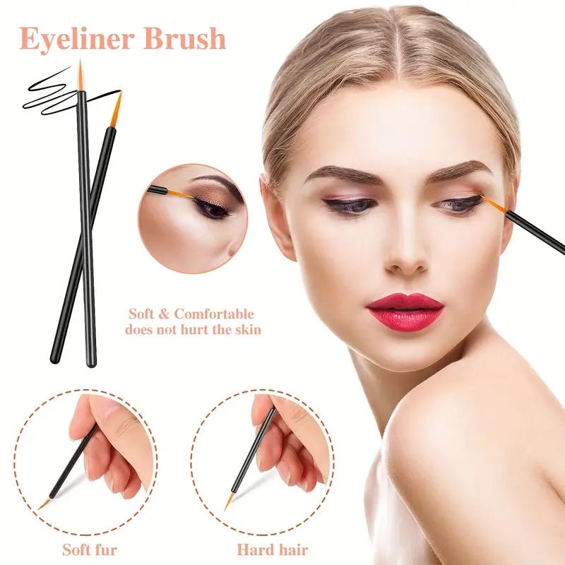 80pcs Professional Makeup Brus – Eyelash Extension Eyeliner Bewertung und Preis