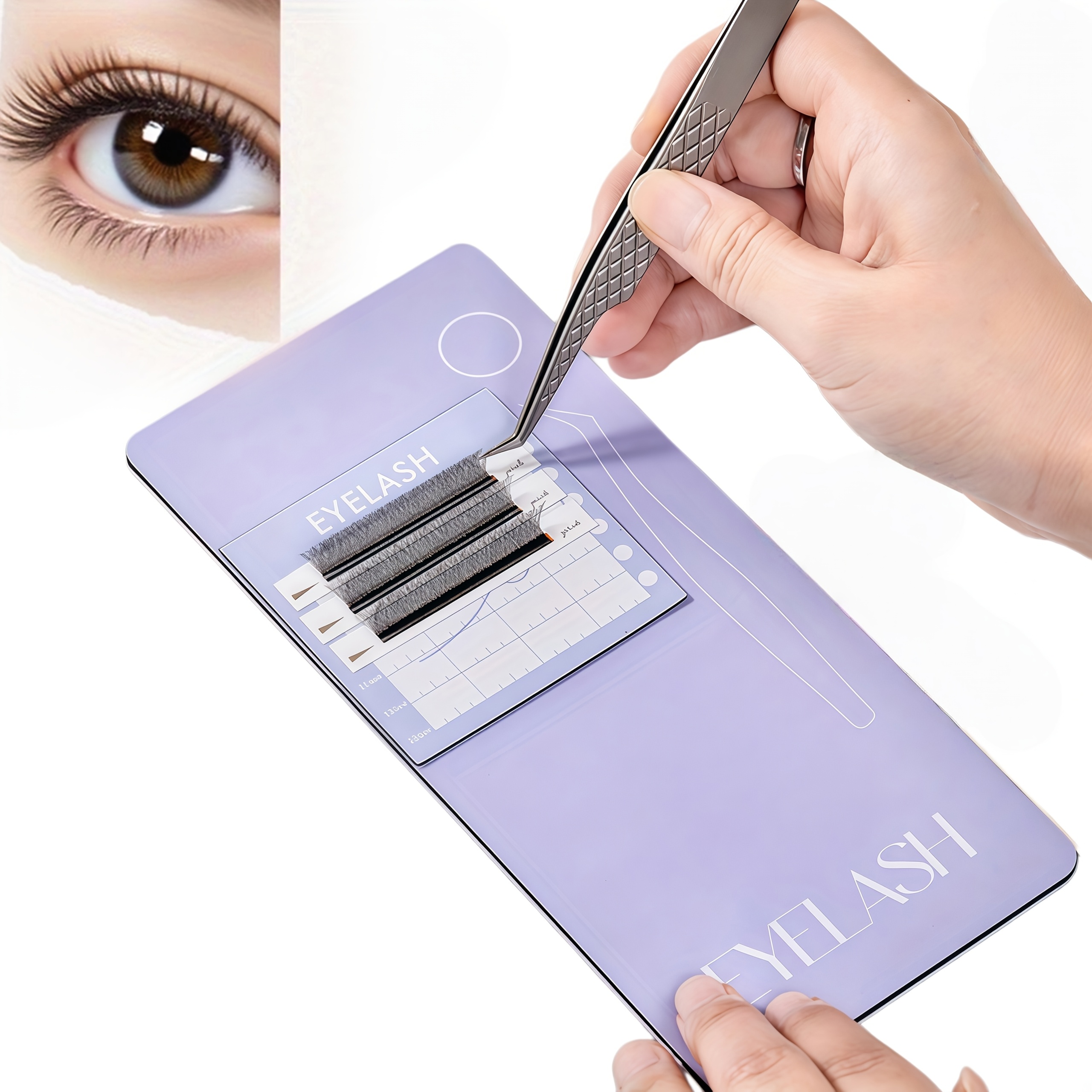 3pcsProfessional Magnetic Eyel – Lash Tile Palette Bewertung und Preis