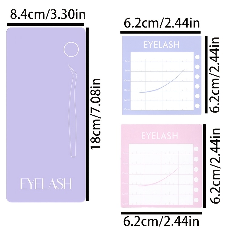 3pcsProfessional Magnetic Eyel – Lash Tile Palette Bewertung und Preis