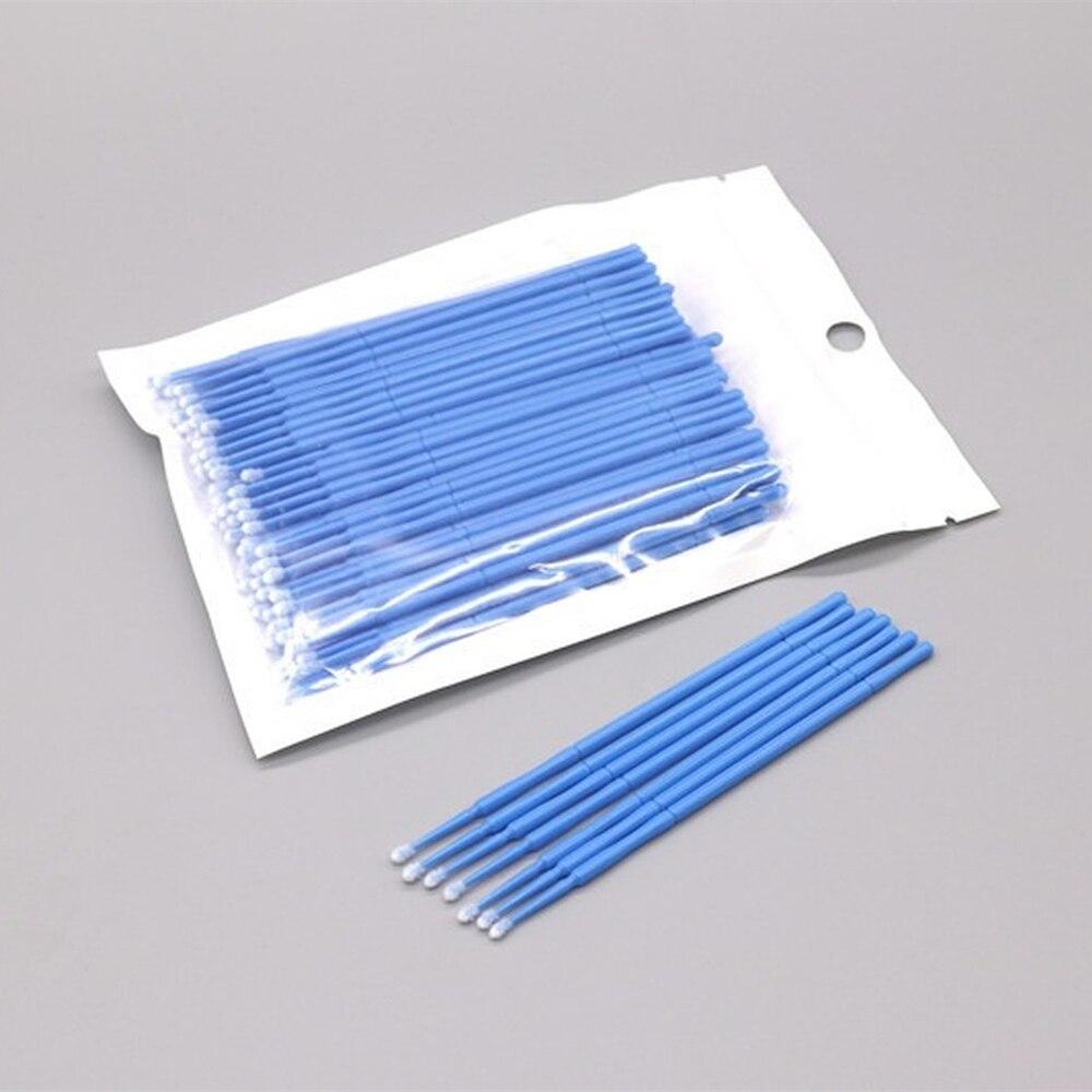 100pcs/lot Micro Brushes Make  – Eyelash Extension With Glue Bewertung und Preis