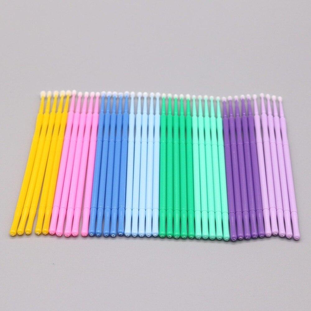 100pcs/lot Micro Brushes Make  – Eyelash Extension With Glue Bewertung und Preis