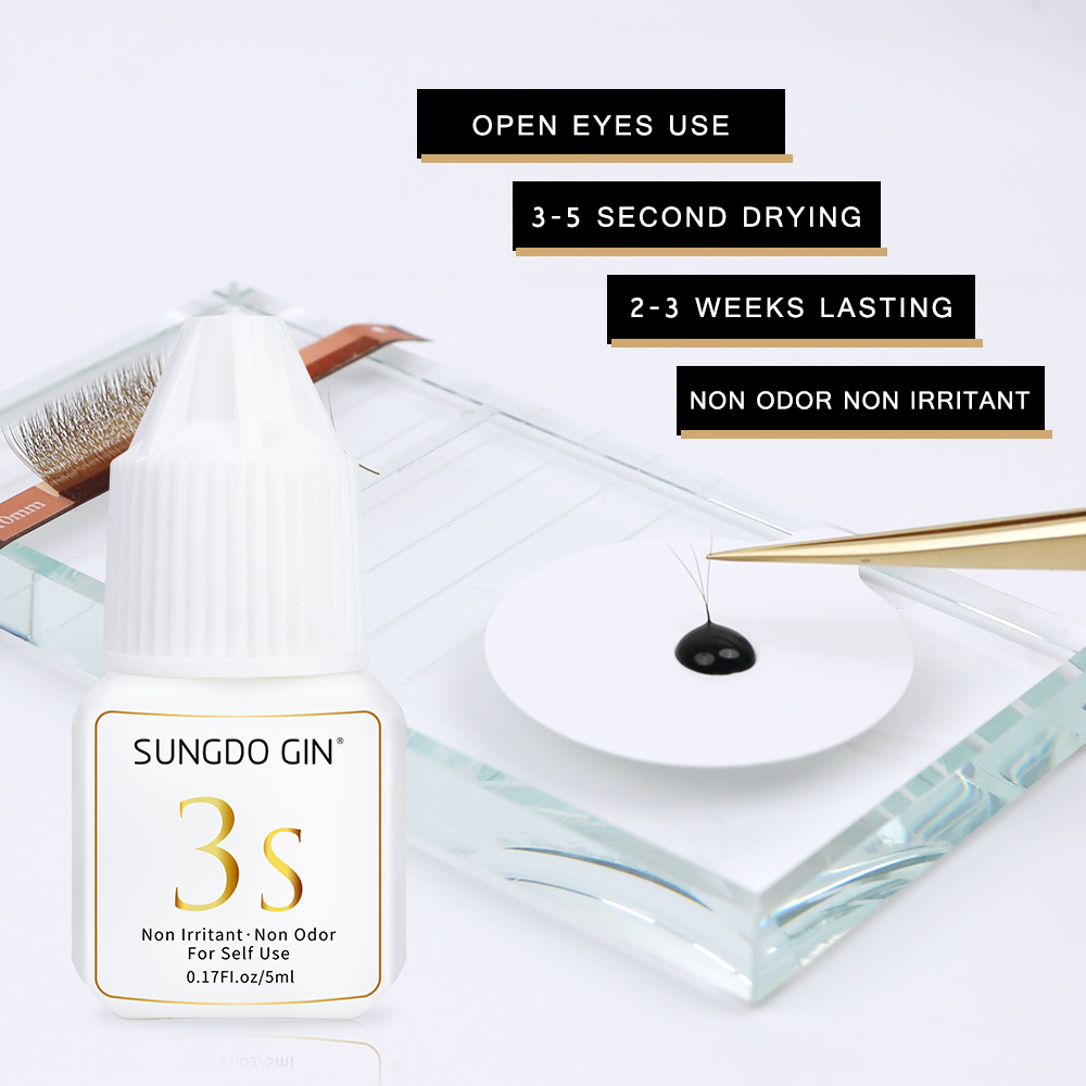 Eyelash Extension Glue 3S Fast – Eyelash Extension Open Eye Bewertung und Preis