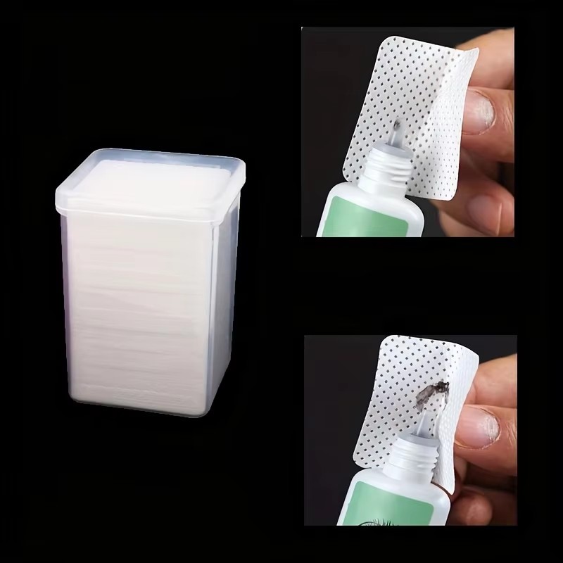 200 Pieces/Box Lint-Free Nail  – Eyelash Extension With Glue Bewertung und Preis