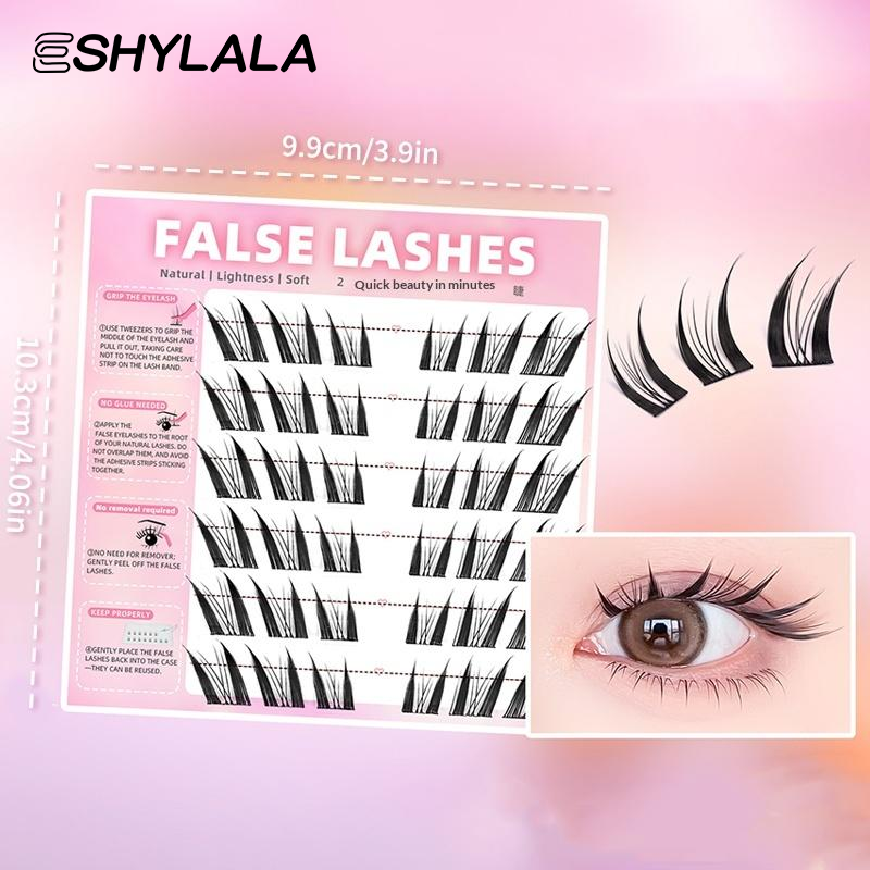 Dense False Eyelashes 6 Rows N – Eyelash Extension With Glue Bewertung und Preis