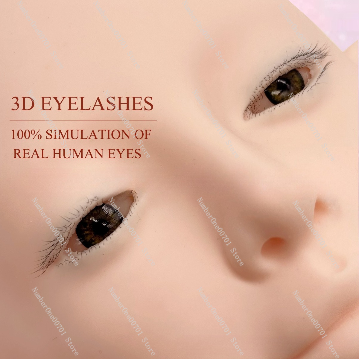 3-Layer Silicone Mannequin Hea – Eyelash Extension Open Eye Bewertung und Preis