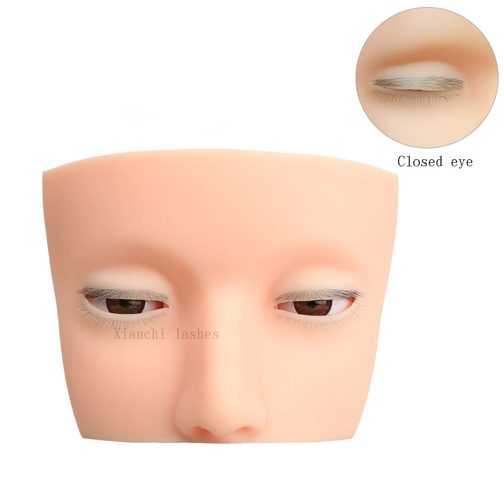4 Layered Mannequin Head for E – Eyelash Extension Open Eye Bewertung und Preis