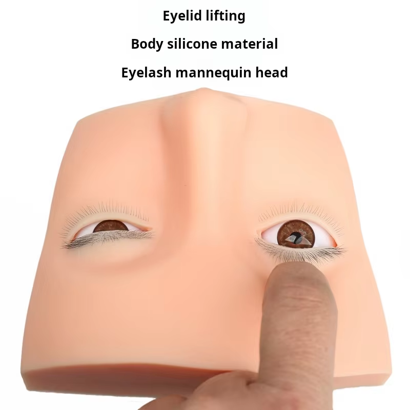 4 Layered Mannequin Head for E – Eyelash Extension Open Eye Bewertung und Preis