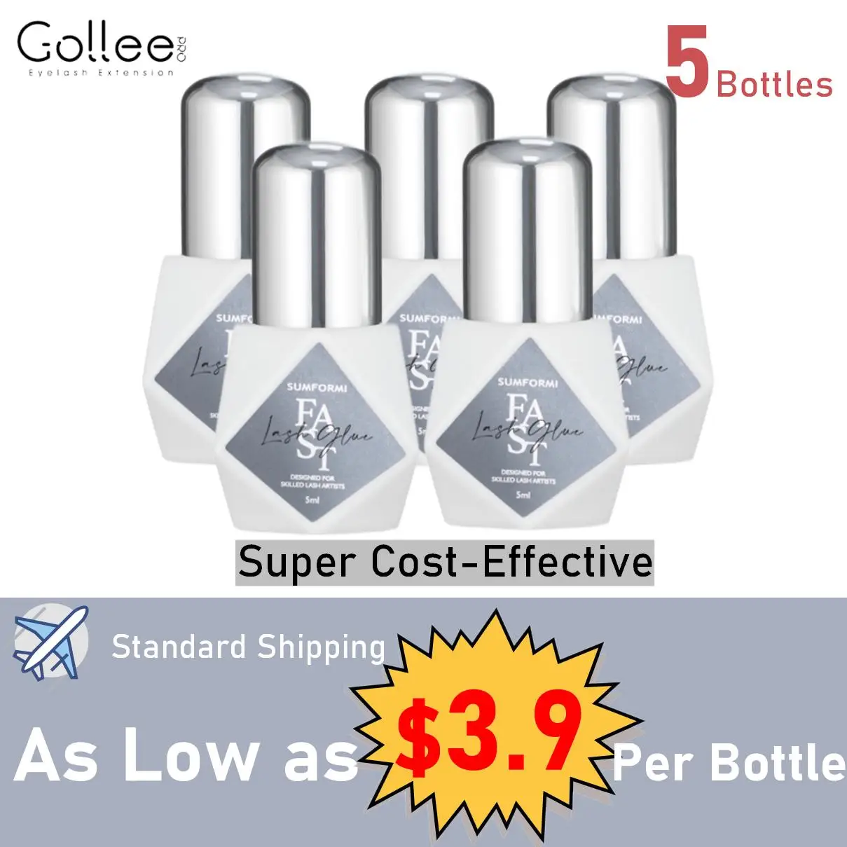 5 Bottle Eye Lash Glue No Irri – Eyelash Extension Open Eye Bewertung und Preis