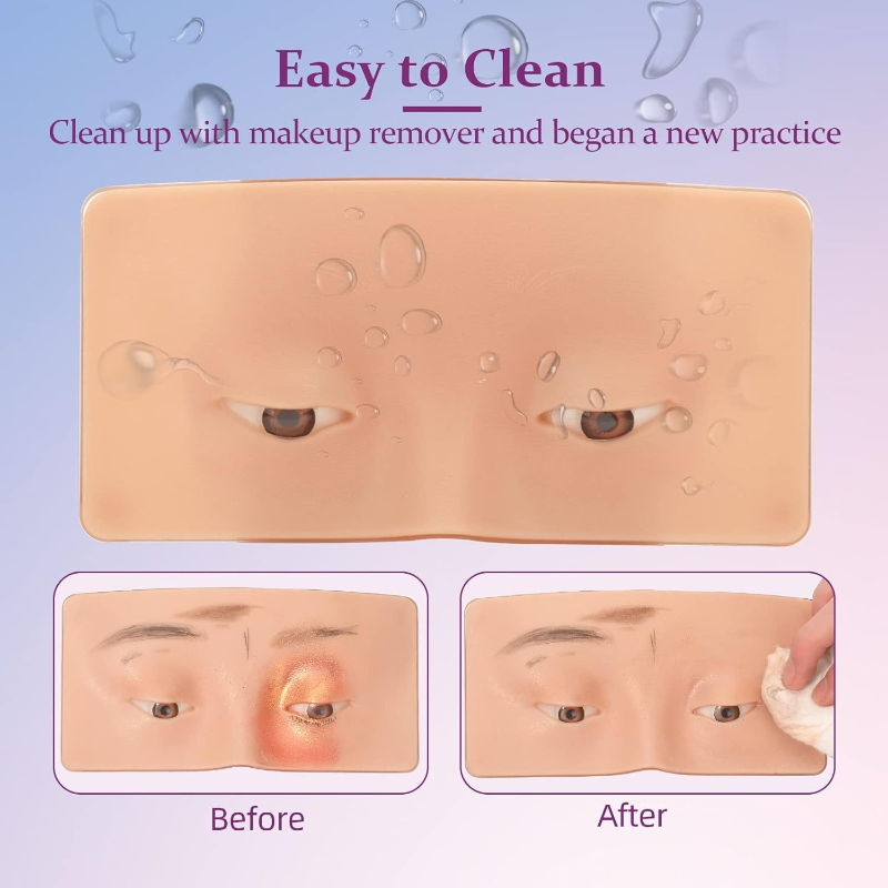 3D Silicone Face Makeup Practi – Eyelash Extension Open Eye Bewertung und Preis
