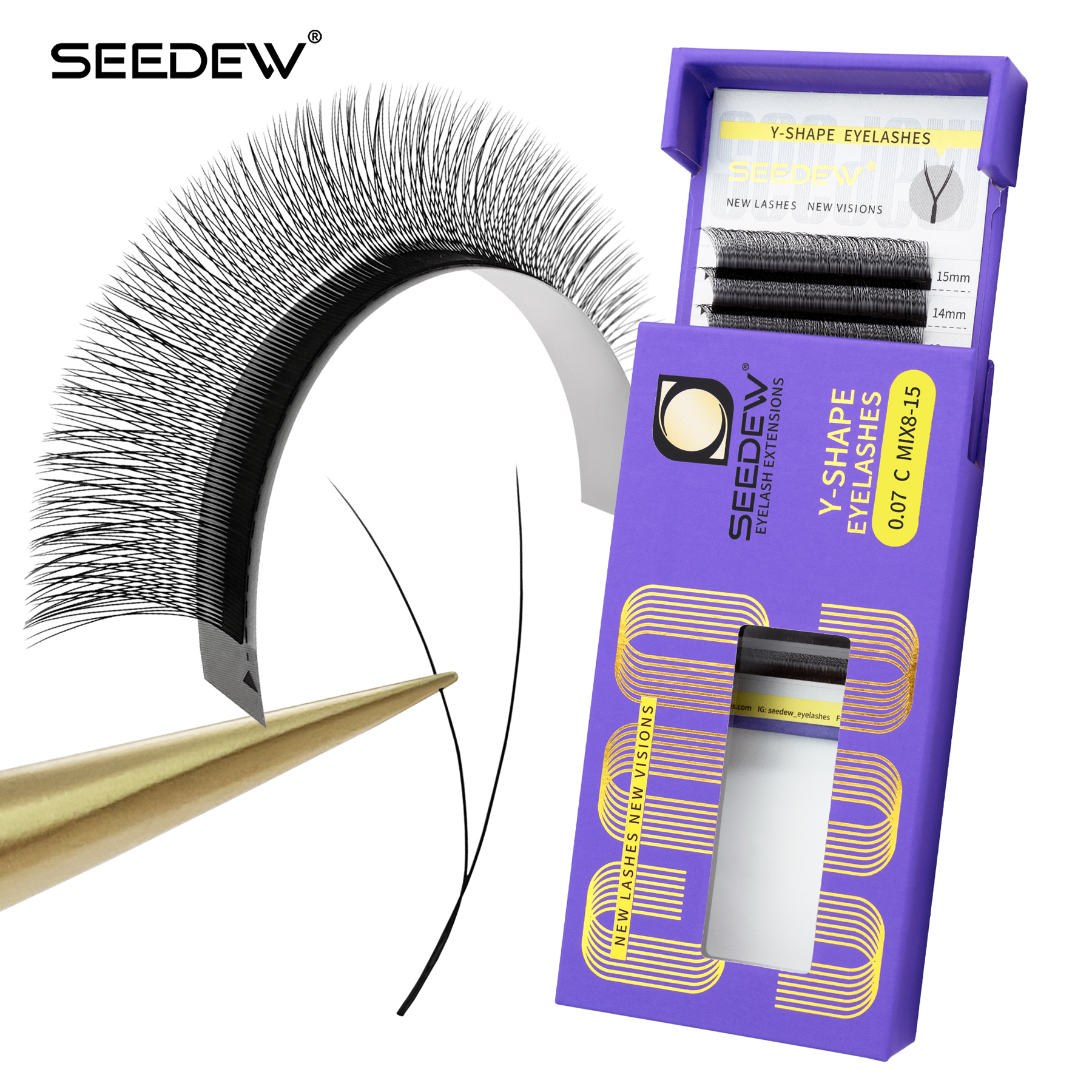 SEEDEW 0.07/0.10 Single Tip 2D – Eyelash Extension Single Lash Bewertung und Preis