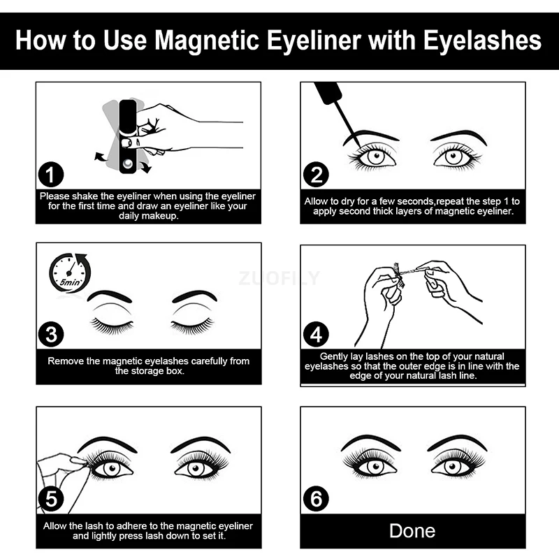 1/2Pcs Black Magnetic Eyeliner – Eyelash Extension Glue For Sensitive Eyes Bewertung und Preis